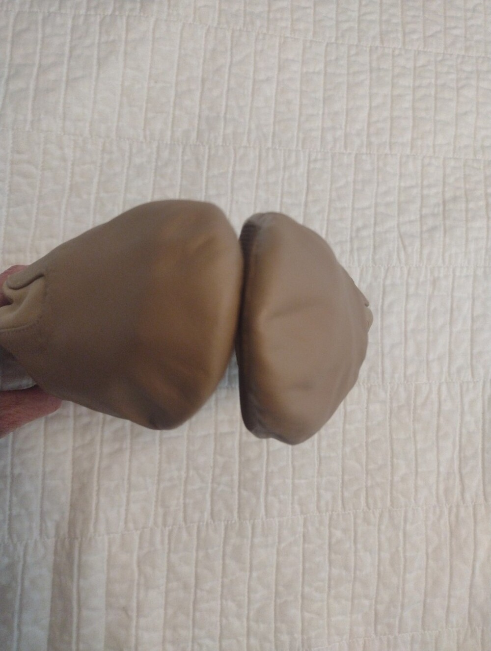 NEW Bloch Ladies 7.5 Super Jazz Slip On Jazz Shoes Tan Genuine Leather Dance - Picture 6 of 8